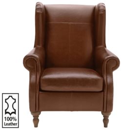 Heart of House - Argyll - Leather Chair - Tan